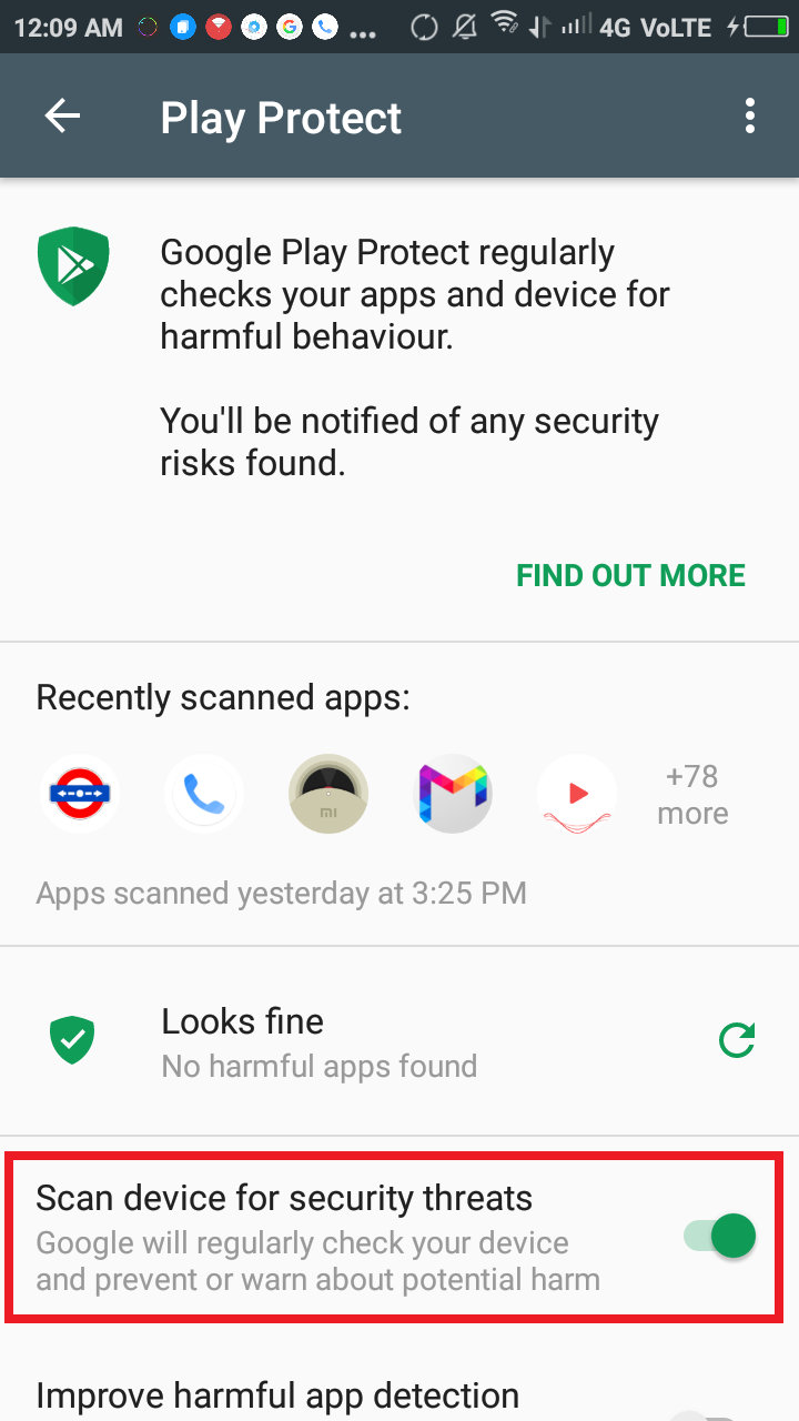 google play protect Lets Card